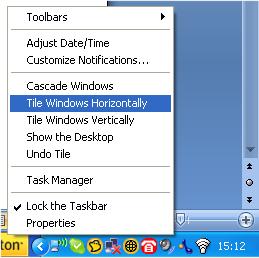 Word 2007 Foundation - Page 88 accidentally right-clicked over an icon within the Taskbar, in which case try again, making sure you click on an empty part of the Taskbar.