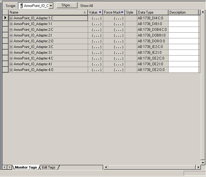 Configure the Adapter for Direct Connection in RSLogix 5000 Software Chapter 4 Edit the Controller Tags When you add modules to the I/O configuration, the system creates tags for those modules to use