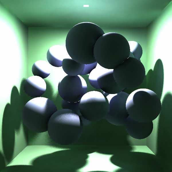 How much the rendering is accelerated using the spheres is detailed in Section 5.3.3. Figure 5.5: Original dragon model, and occluder representations using 1000, 250, 100, 25 and 10 spheres Figure 5.