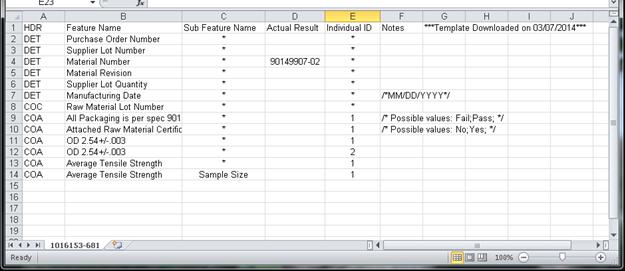4. Enter the material number for the desired template 5. Select Continue 6.