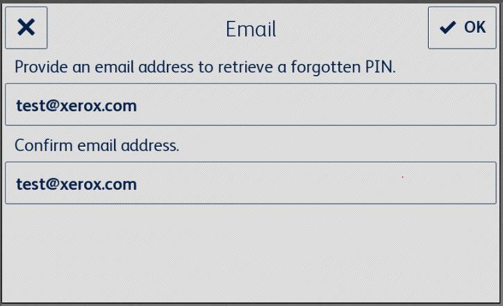 Enter an Email Address that will be used to