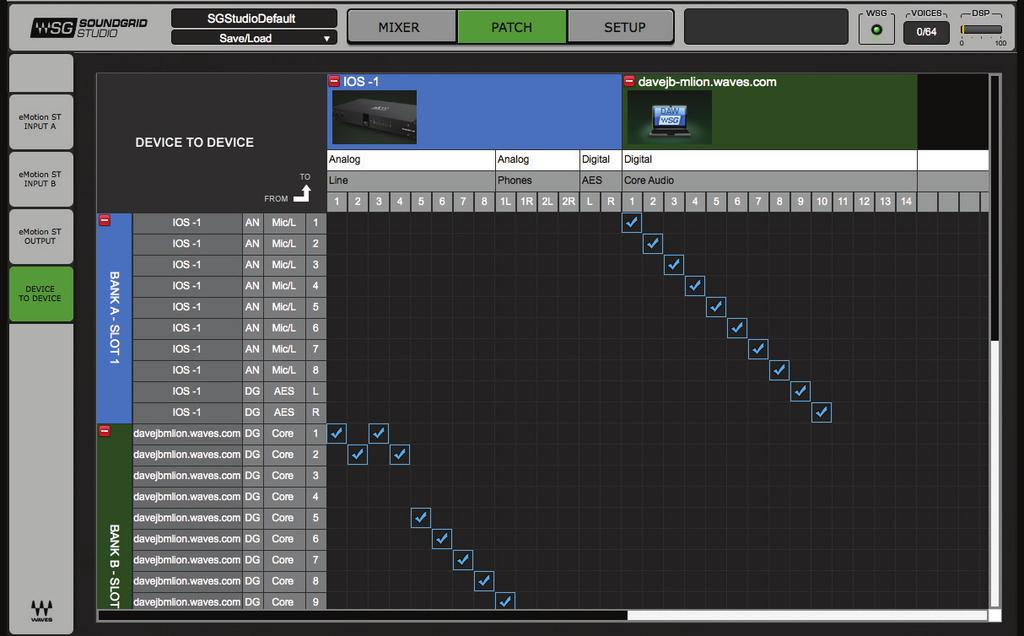 Note: This transmission occurs while you launch your DAW and the driver handshakes with it.