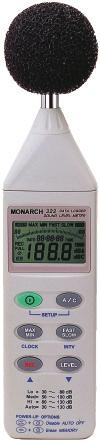 Monarch Instrument 2002 all rights reserved 1071-8051-210 MONARCH INSTRUMENT Instruction Manual Monarch 322 Datalogging Sound Level Meter 15