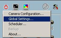 80 Using IP surveillance Software (continued) Monitor Program (continued) Global Settings After completing the connection to each remote Network