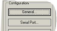 3-8 EBC Settings> Configuration> General Clicking the General button in the EBC Settings>Configuration box brings up the General Settings window below.