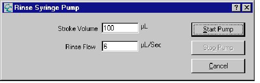 The software provides several maintenance functions for controlling the Gilson autosampler. These functions are invoked from the sampler menu (Figure 6).