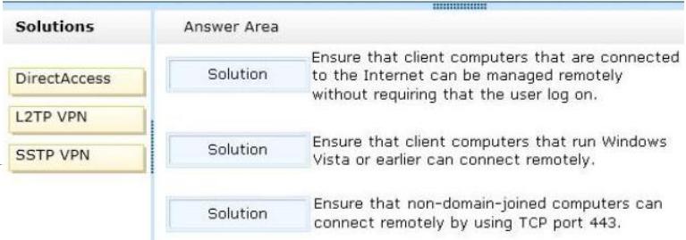 . Ensure that client computers that run Windows Vista or earlier can connect remotely.