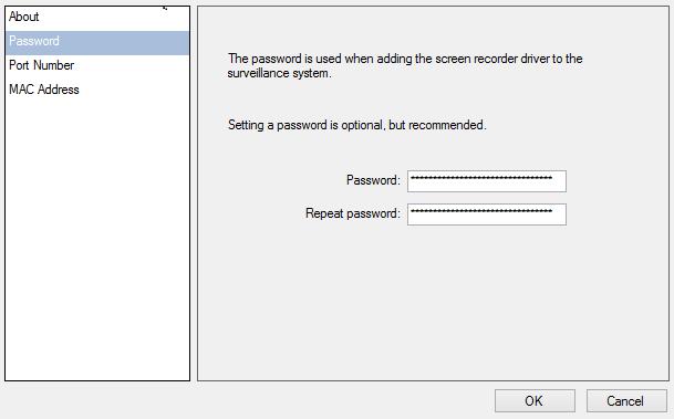 Sony recommends that you fill in the password fields.