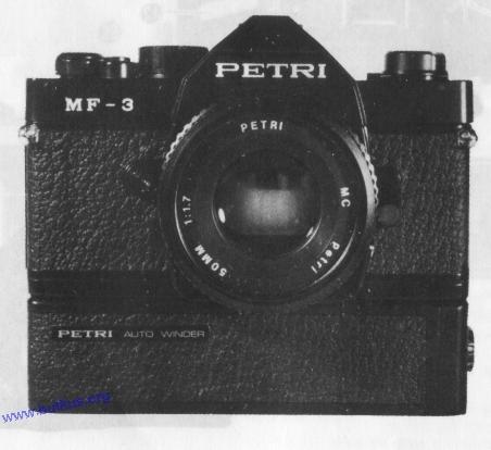 Petri MF-3 posted 3-16-'04 This camera manual library is for reference and historical purposes, all rights reserved. This page is copyright by, M. Butkus, NJ.