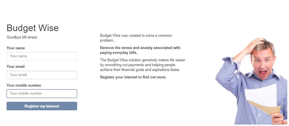 Or click on What is Budget Wise 