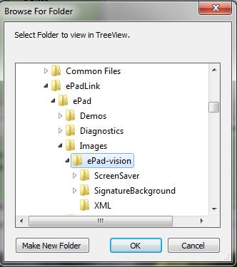 3.3.2 Setup image source folder When clicking on the icon, the Browse For Folder dialog will