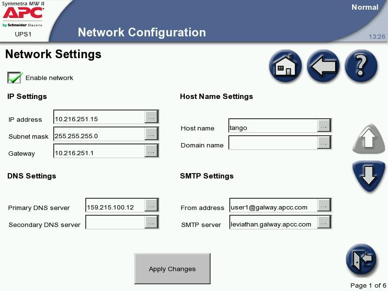 How to configure the Network Configuration screens All network settings information must be provided before any network functions can be used. 1.
