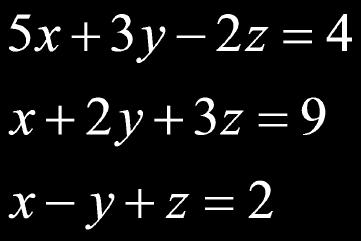 Slide 129 / 192 For systems of equations with 3 or more
