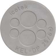 The KEL-DP products are a cost saving alternative to traditional cable glands.