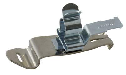 SFZ SKL EMC Shield clamps Type Order No. Shield diameter PU The shield clamps SFZ SKL range are used for shielding single cables in combination with strain relief.