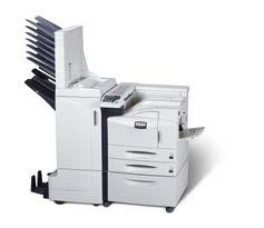 A4/A3 Standard duplex unit for double-sided printing Up to 6 paper trays for superior flexibility and up to 1,350 sheets PowerPC 440/600 MHz, 128 1,152 MB RAM, optional hard disk USB, parallel and
