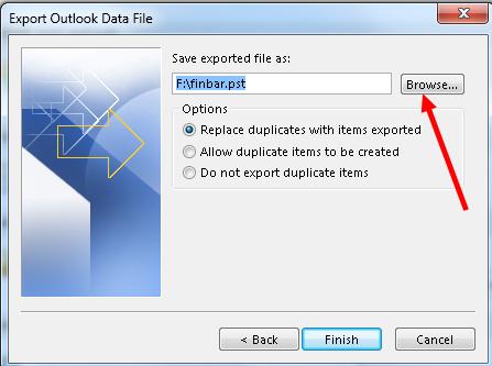 14. Select [Outlook Data File.