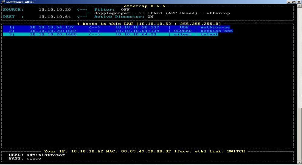 ARP Attack Tools Ettercap in action As you can see runs in Window, Linux, Mac