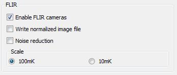 To also write a normalized file, which will be much more visible for working with and for calibration, check Write normalized image file.