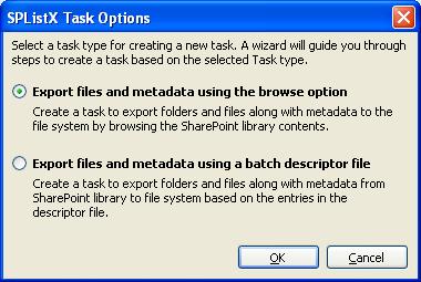 6) Export files and metadata using browse option 6.1.