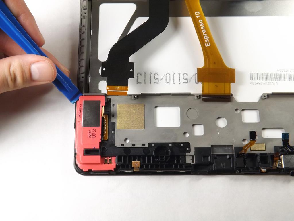 how to replace a broken speaker in your tablet.