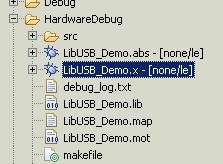 The LibUSB package is the Basic FW with an added application that does not follow any class.