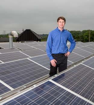 GRANDVIEW TIRE & AUTO EDINA, MN Family owned Grandview Tire & Auto used PACE to finance solar panels on its roof.