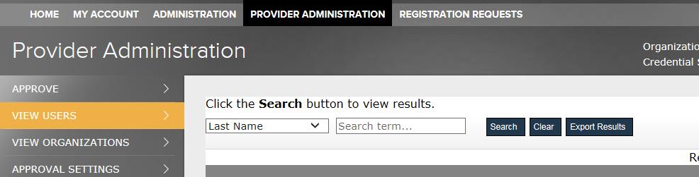 Active Applications, and Pending Applications Suspend and Restore a User s application access An SP Admin can search for a user subscribed to an application on the View Users page.