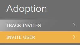 The Adoption Tab Adoption Administrators The Adoption Module allows you to invite external companies and external or internal users to use Exostar s Secure Access Manager (SAM).