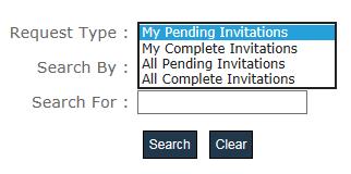 All Pending Invitations: If there are multiple adoption administrators, then this will show all in-progress invitations All Complete invitations: Accepted invitations by all adoption administrators.