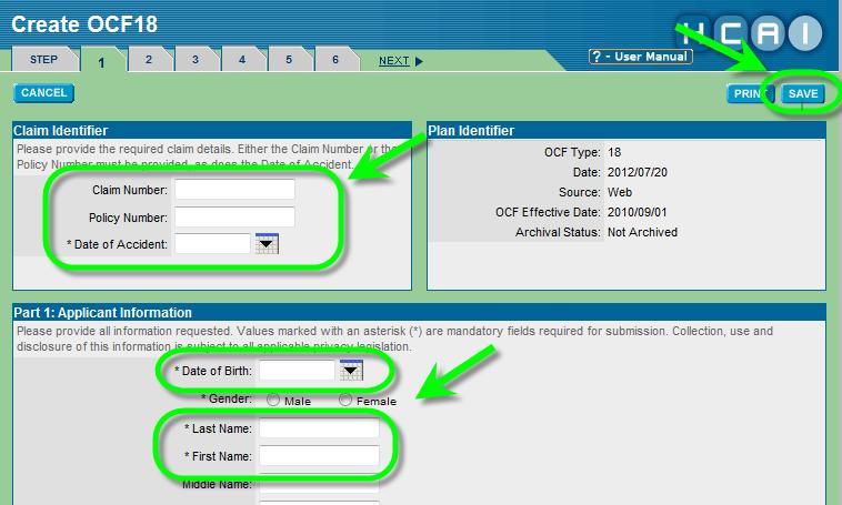 Enter the required fields and click on the Save button to save your draft. Deleting Old drafts Do not retain drafts for longer than one year to avoid compatibility issues and system errors in HCAI.