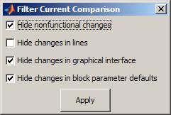 focus on changes of interest View changes highlighted in original models Parameter