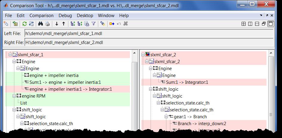 Merge Simulink Models Based on XML Comparison Differences Merge