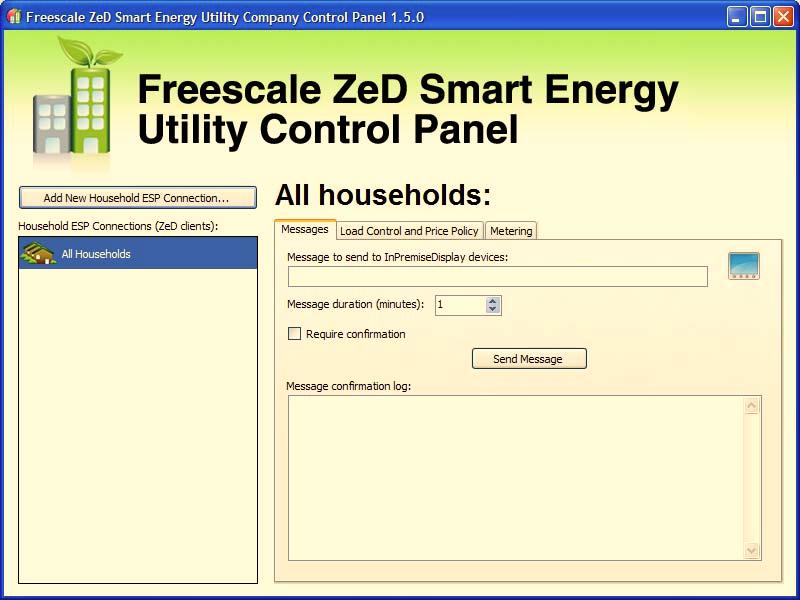 Using the TCP Smart Energy Utility Control Panel Users can control and obtain reports from multiple ZeD Smart Energy instances over the local TCP network using the ZeD Smart Energy Utility Company