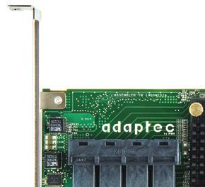 Adaptec Series 7 SAS/SATA s address the needs of space-challenged modern data centers by doubling storage performance compared to previous-generation RAID adapters while featuring high port counts