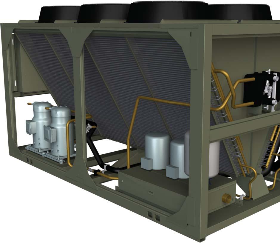 Air-cooled scroll chiller Model CGAM