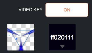 What is the Video Key feature for? The Video key or Chroma key is a feature that allows you to make a specific colour transparent.