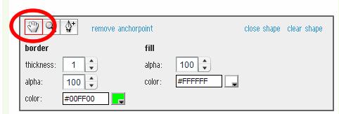 anchor point you added), close the shape (makes the lines you added into a closed object) and clear the