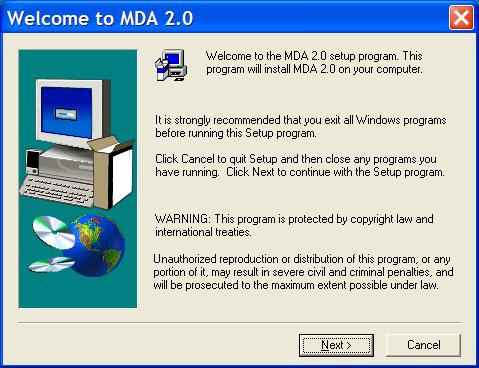 MDA HMI Commissioning Guide 2.4 Installation Dialogs (Step 1) During the first step all necessary dialogs are called: Continue installation by clicking the Next button.