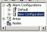When you have finished configuring the alarm configuration properties, click the Apply