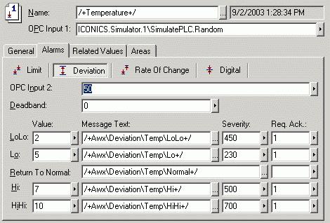 Deviation eliminates the need to manually type in the alias name. Clicking the... button opens the language alias browser.