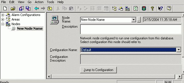 Setting the Properties for the New Node 3. In the Node Name field, type a name for the new node. You can optionally type a Description for the node. 4.