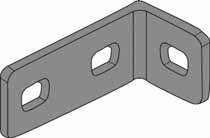 LIGHT DUTY SUPPORT SYSTEMS Support - pcs CEILING TRAPEZIUM FIXING 099.TRAFIX 103.LKS SUPPORT LKS LKS 079.CA7040 CEILING ELBOW 70x40mm 097.