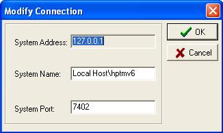RocketRAID 231x Driver and Software Installation Modify a Connection This command modifies connection information for a remote system. To modify a connection: 1.