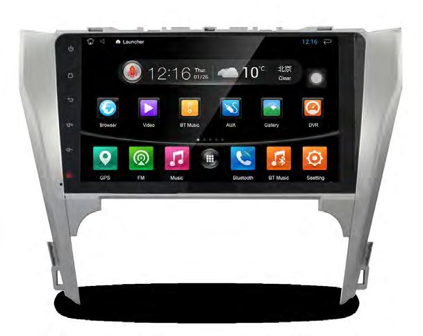 8in multitouch display JY Custom Co. Ltd s car A/V navigation system running on Android Jelly Bean OS has a TCC893X dual-core Cortex-A9 CPU and SGX540GPU OpenGL ES2.0 Open CL1.