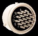 older ount eceptacle (ermetic) 19 14-19 - 02 eries I-26482 eries 1 rimp ype onnectors I 19 ermetic solder mount receptacle elium leakage < 1.0 x10-6 cc 3 /sec at 15 psi (1.