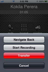 Bria iphone Edition User Guide 3.8 Unattended (Blind) Transfer You can transfer the current Bria call to a second person without first talking to that second person.