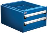 18" x 21" x 9" LD75-4201 18" x 27" x 9" Maximum 100 lb. capacity for every drawer in a unit to avoid destabilizing the workstation when opened.