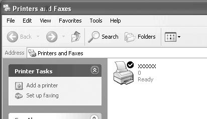 7. Make sure of the name of the shared printer, and select whether to use the printer as the default printer or not. Click OK, and then follow the on-screen instructions.
