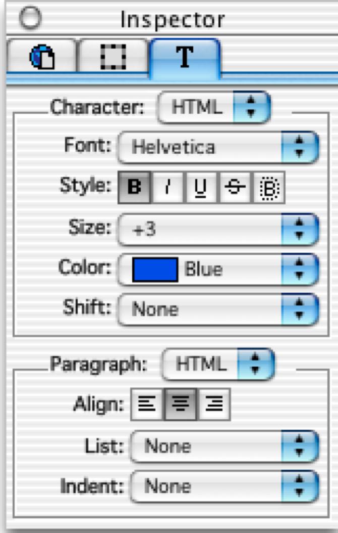 use the Master to set a color for your website pages. Be sure you have Page highlighted when working on a webpage.
